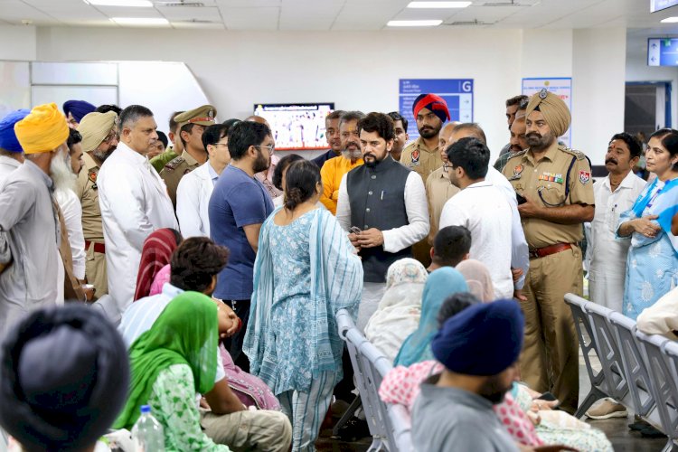 एम्स बठिंडा पंजाब में उच्चस्तरीय स्वास्थ्य सेवाओं के क्षेत्र में मील का पत्थर: अनुराग सिंह ठाकुर
