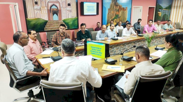 जिला सुशासन सूचकांक का डाटा अपडेट करें सभी विभाग : अमरजीत सिंह