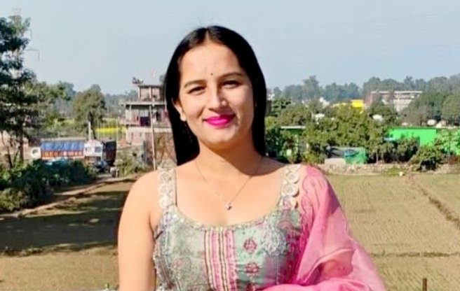 आंज- भोज की अंजना की बड़ी उपलब्धि: यूजीसी नेट परीक्षा की पास..