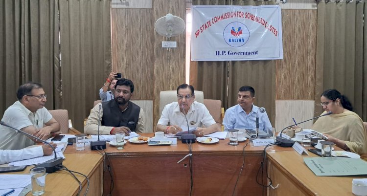 आयोग के अध्यक्ष कुलदीप कुमार धीमान की अध्यक्षता में अनुसूचित जाति समुदाय संबंधी मामलों की समीक्षा बैठक आयोजित हुई
