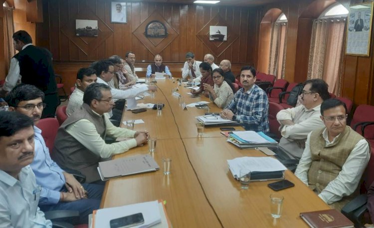 अतिरिक्त मुख्य सचिव की अध्यक्षता में बहु-क्षेत्रीय केंद्रीय टीम की बैठक आयोजित
