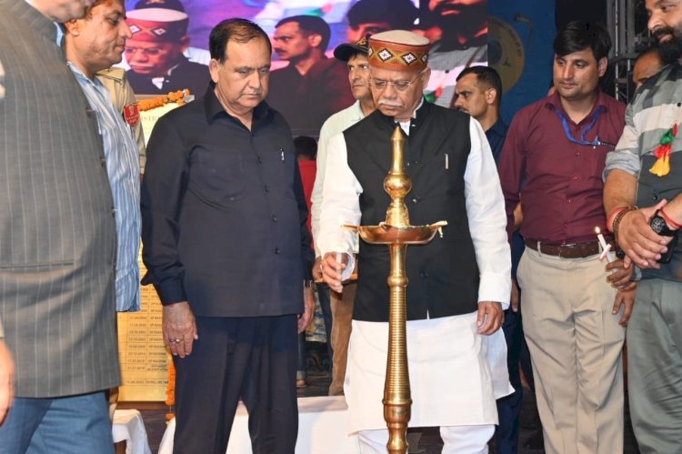 राज्यपाल शिव प्रताप शुक्ल ने मिंजर मेले की सांस्कृतिक संध्या का शुभारंभ किया