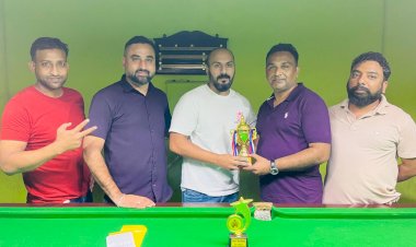 तीन दिवसीय स्नूकर टूर्नामेंट का समापन, मोहित ने अपने नाम किया ख़िताब