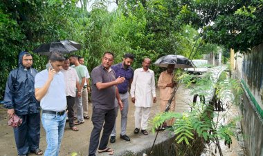 उपायुक्त ने बारिश से क्षतिग्रस्त हुए अबादा बराना स्कूल के भवन का किया निरीक्षण