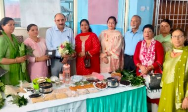 जोगिंद्रनगर कॉलेज में उन्नत भारत अभियान के तहत भव्य मेला