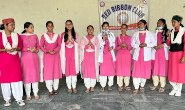 राजकीय संस्कृत महाविद्यालय सुंदरनगर में आयोजित एचआईवी/एड्स जागरूकता कार्यक्रम