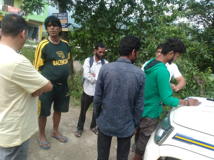 अवैध मछली शिकार पर मत्स्य विभाग की कड़ी कार्रवाई, रंगे हाथ पकड़े 11 व्यक्ति, मौके पर वसूला 12 हजार रुपये जुर्माना