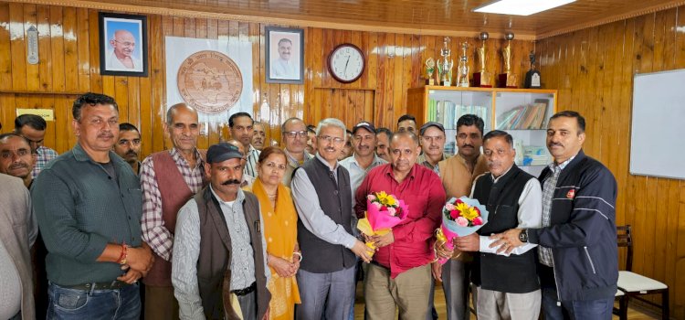 नए वन बल मुखिया के स्वागत को उमड़ा अधिकारयों और कर्मचारियों का सैलाब