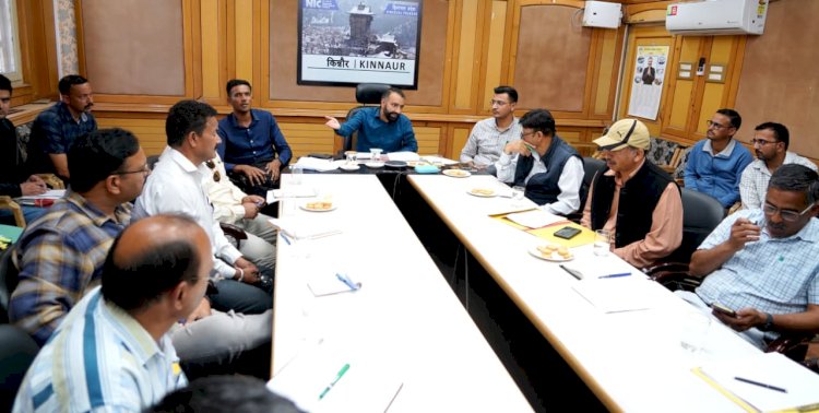 उपायुक्त किन्नौर ने नशा मुक्त भारत अभियान के तहत आयोजित बैठक की अध्यक्षता की