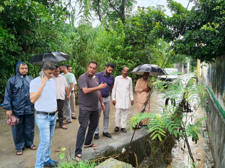 उपायुक्त ने बारिश से क्षतिग्रस्त हुए अबादा बराना स्कूल के भवन का किया निरीक्षण