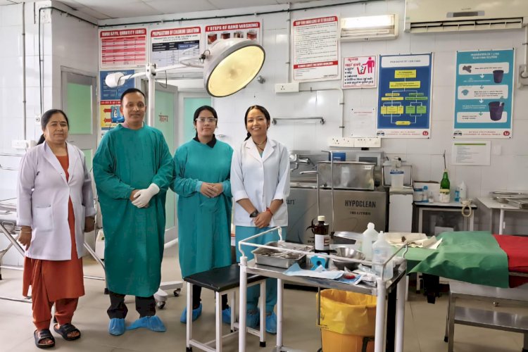 नागरिक अस्पताल करसोग में बच्चे दानी के कैंसर की स्क्रीनिंग या जांच की सुविधा शुरू .....पहले दिन दो महिलाओं की सफल जांच की गई