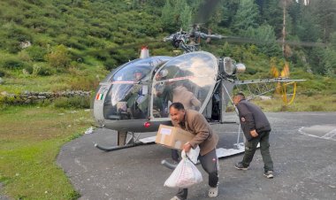 दुर्गम क्षेत्र बड़ा भंगाल में हेलीकॉप्टर के माध्यम से पहुंचाई मदद: डीसी