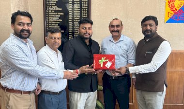 अमन चौहान ने एशियन पॉवर लिफ्टिंग चैंपियनशिप में जीता स्वर्ण पदक, एएसपी ने किया सम्मानित