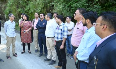 बंजार उपमंडल के आपदा प्रभावित क्षेत्रों का केंद्रीय टीम ने किया दौरा