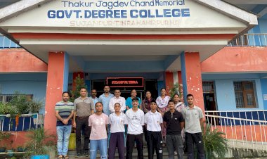 राजकीय उत्कृष्ट महाविद्यालय सुजानपुर टिहरा के एनसीसी कैडेट्स 15 से 26 सितम्बर तक बिलासपुर में आयोजित होने वाले नौकायन शिविर में लेंगे भाग 