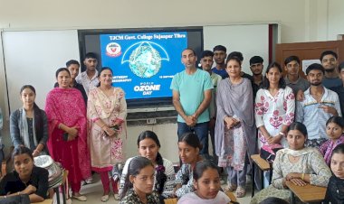 ठाकुर जगदेव चंद स्मारक राजकीय महाविद्यालय सुजानपुर में विश्व ओजोन दिवस का आयोजन