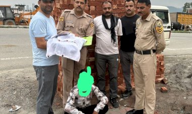 यहां धरा पुलिस ने हरियाणा का नशा तस्कर: 360 नशीले कैप्सूल पकड़े..