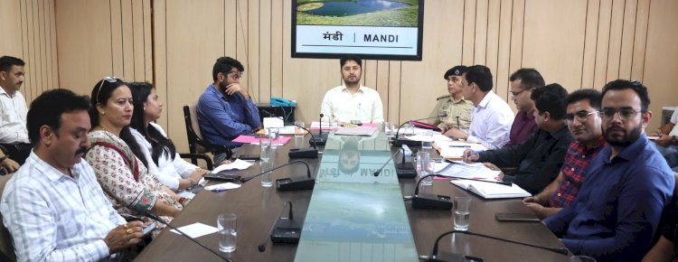 मंडी को नशामुक्त बनाने के लिए समन्वित प्रयास आवश्यक : उपायुक्त