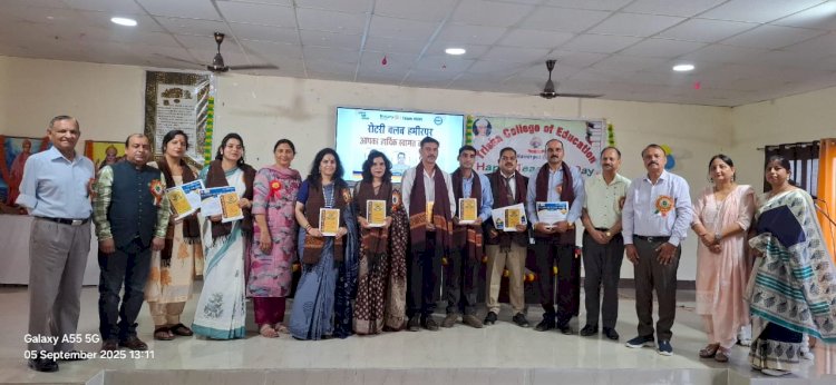 रोटरी क्लब हमीरपुर ने उत्कृष्ट शिक्षकों को राष्ट्रीय निर्माण सम्मान-2025 से किया सम्मानित