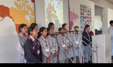 अरिहंत इंटरनेशनल स्कूल ने याद किए महार्षि वाल्मीकि जी