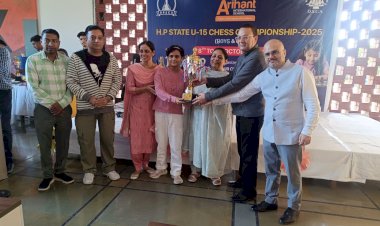 अरिहंत इंटरनेशनल विद्यालय में राज्य स्तरीय अंडर-15 शतरंज प्रतियोगिता का भव्य समापन