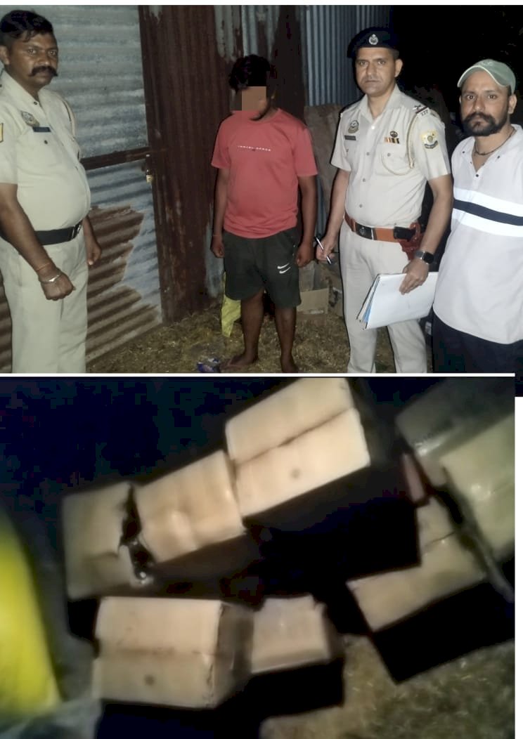 नाहन: गौशाला में जमा कर रखी थी अवैध शराब की 13 पेटियां, माजरा पुलिस के दबोचा शराब बेचने वाला आरोपी..