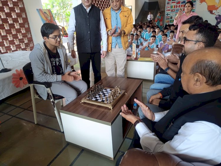 अरिहंत इंटरनेशनल विद्यालय में दो दिवसीय राज्य स्तरीय अडंर -15 शंतरज प्रतियोगिता का शुभारंभ