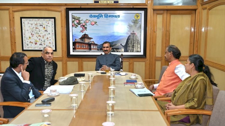 मुख्यमंत्री ने विश्व बैंक टीम के साथ एचपी-रेडी परियोजना की समीक्षा की