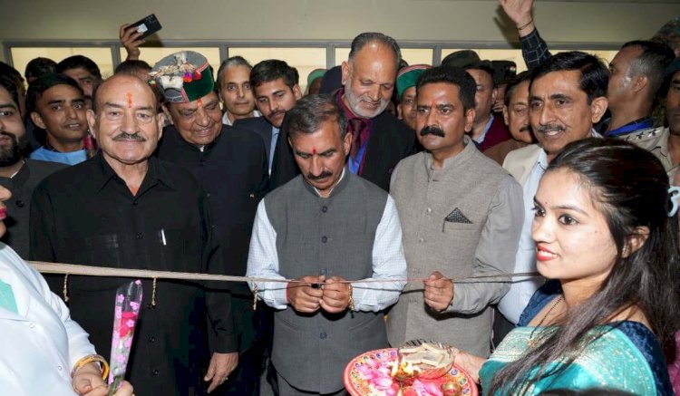 मुख्यमंत्री ने नेरचौक मेडिकल कॉलेज एवं अस्पताल को 8.37 करोड़ रुपये की परियोजनाओं की सौगात दी