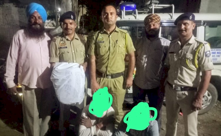 नाहन: 3120 नशीले कैप्सूल पकड़े, यूपी के दो तस्कर धरे, सुरज पुर में बीती रात पांवटा पुलिस का एक्शन..