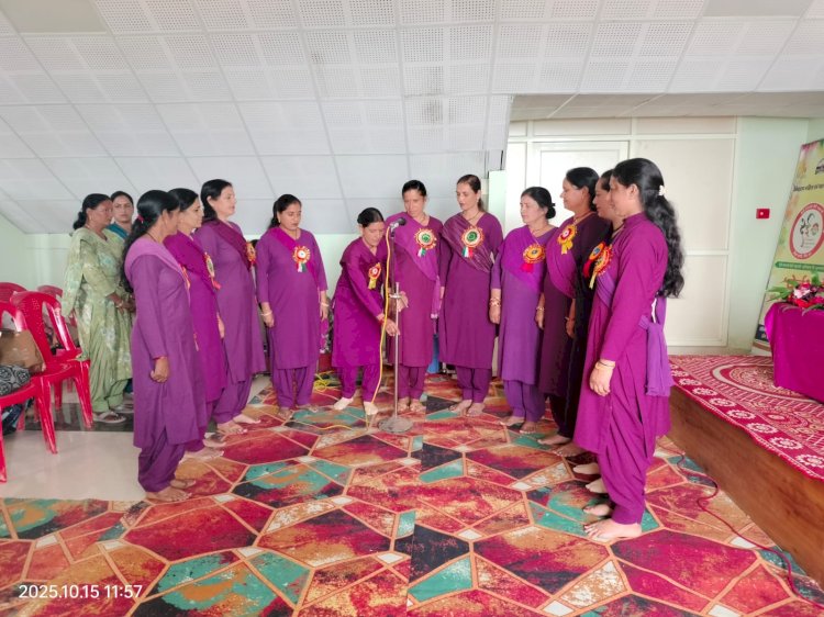 आठवां राष्ट्रीय पोषण माह समापन समारोह पधर में संपन्न