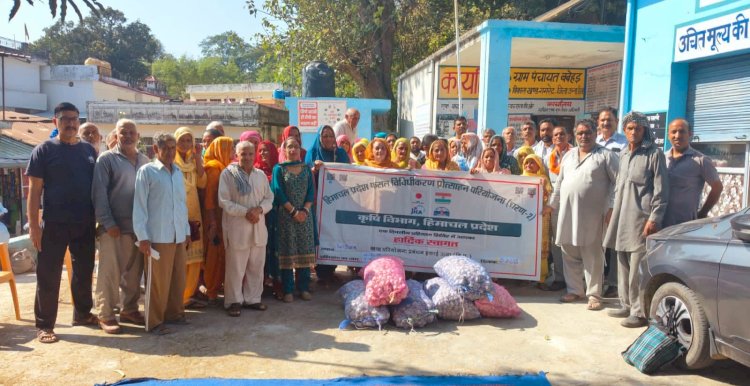 फसल विविधीकरण प्रोत्साहन परियोजना चरण-दो के तहत बबेहड़ में प्रशिक्षण कार्यशाला आयोजित