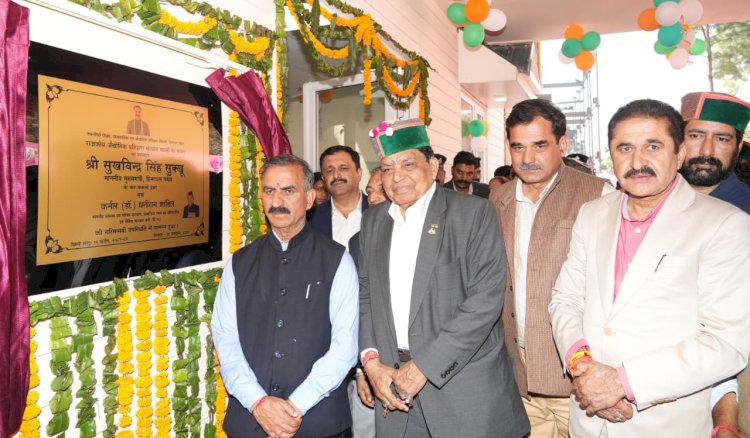 मुख्यमंत्री ने सोलन विधानसभा क्षेत्र में 27.43 करोड़ रुपये के किए लोकार्पण एवं शिलान्यास