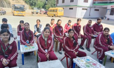 न्यू पैराडाइज पब्लिक स्कूल गुटकर में सतर्कता जागरूकता सप्ताह के तहत वित्तीय साक्षरता कार्यक्रम आयोजित