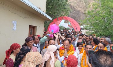 उद्योग मंत्री ने शिलाई विस के दुगाना में 24 लाख से निर्मित कानूनगो व पटवार सर्कल भवन का किया लोकार्पण