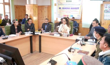 लोकसभा सांसद कंगना रनौत ने जिला किन्नौर के रिकांग पिओ में  जिला विकास समन्वय समिति के तहत आयोजित बैठक की अध्यक्षता की*