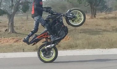 नाहन: बाइक से स्टंटबाजी महंगी पड़ी, कोलर गांव निवासी तपेन्द्र सिंह के खिलाफ एफआईआर दर्ज