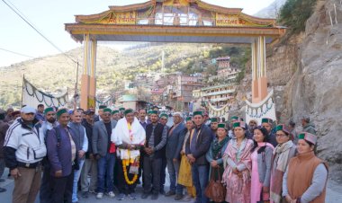 राजस्व मंत्री ने किन्नौर जिला में 16 लाख 50 हजार रुपए की राशि से निर्मित मुख्य द्वार भावानगर का लोकार्पण किया