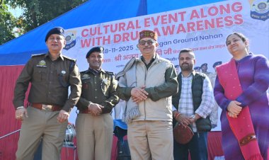 सिरमौर पुलिस द्वारा आज नशे के विरूद्ध जागरूकता अभियान एवं सांस्कृतिक कार्यक्रम का आयोजन