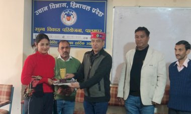 पालमपुर में 40 किसानों के लिए आयोजित मशरूम उत्पादन प्रशिक्षण शिविर संपन्न