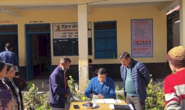 एसडीएम ने किया जमोग पाठशाला तथा आंगनवाड़ी केंद्र का औचक निरीक्षण