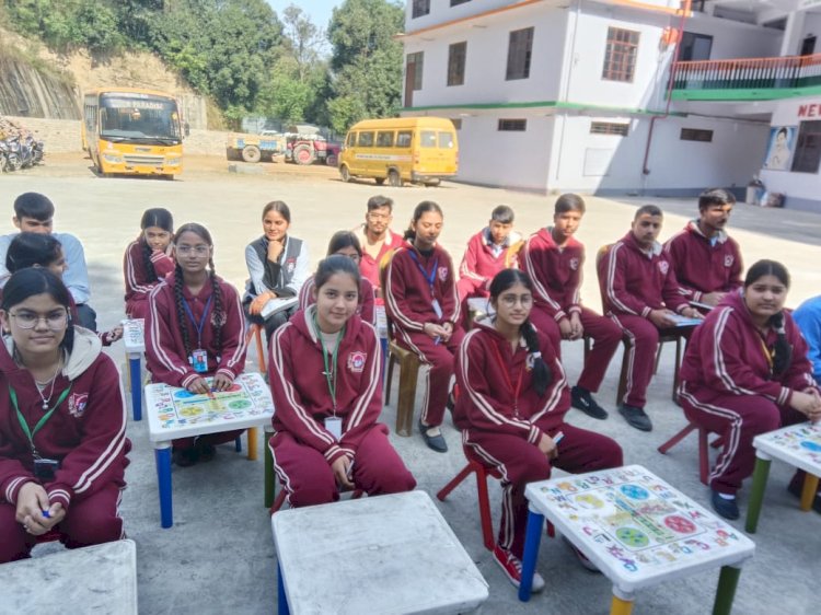 न्यू पैराडाइज पब्लिक स्कूल गुटकर में सतर्कता जागरूकता सप्ताह के तहत वित्तीय साक्षरता कार्यक्रम आयोजित