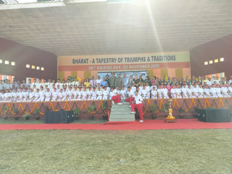 सुजानपुर सैनिक स्कूल का 48वां राइजिंग डे समारोह