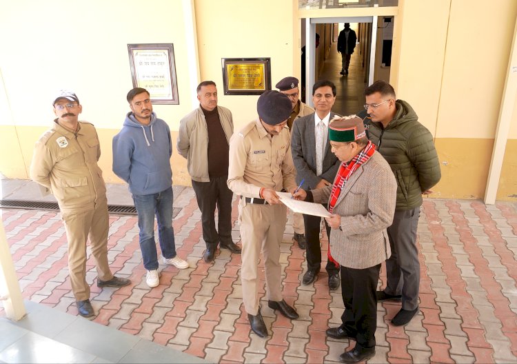 राज्य मानवाधिकार आयोग के अध्यक्ष एवं न्यायाधीश चंद्र भूषण बरोवालिया ने सब जेल कल्पा स्थित रिकांगपिओ का निरीक्षण किया