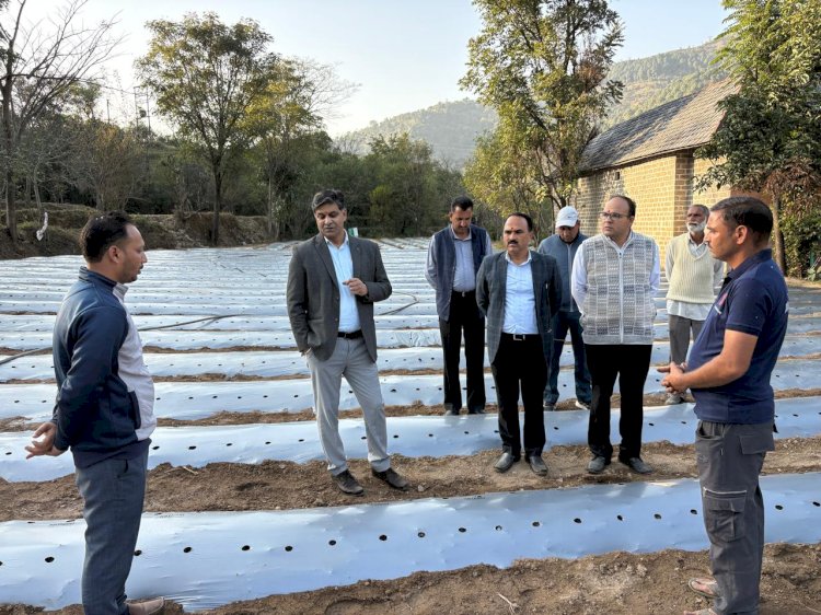 सरकाघाट और  जोगिंदर नगर में जाइका निदेशक का दो दिवसीय दौरा