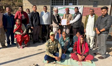 जायका परियोजना के अंतर्गत बहाव सिंचाई योजना गमोल्टी खड से रठौल किसानों को समर्पित