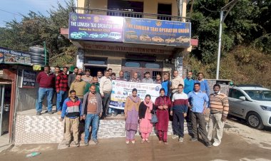 हिमाचल प्रदेश राज्य सहकारी बैंक की ओर से रिवालसर में टैक्सी यूनियन के लिए जागरूकता शिविर आयोजित