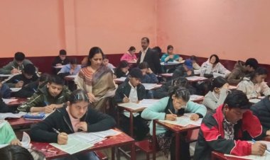 नाहन: बीआरसी इंस्टीट्यूट टेलेंट सर्च एग्जाम, 700 छात्रों ने भाग लिया..