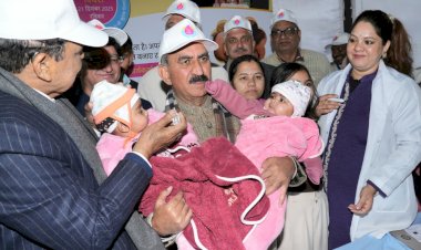 मुख्यमंत्री ने किया पल्स पोलियो अभियान का शुभारम्भ