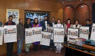 उपायुक्त कार्यालय कर्मचारी संघ, ज़िला कुल्लू के वार्षिक कैलेंडर का विमोचन